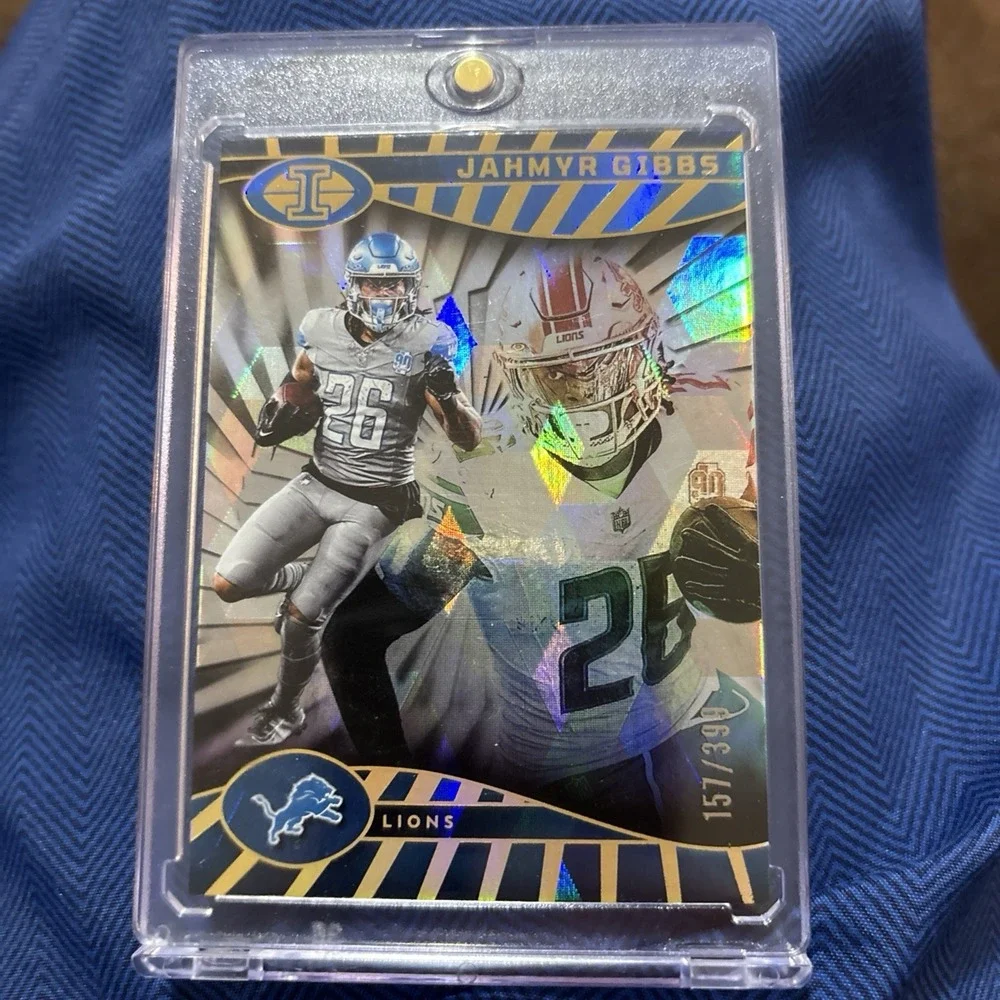 2024 Panini Illusions Jahmyr‎ Gibbs Mirrored Trophy SP Parallel 280/499